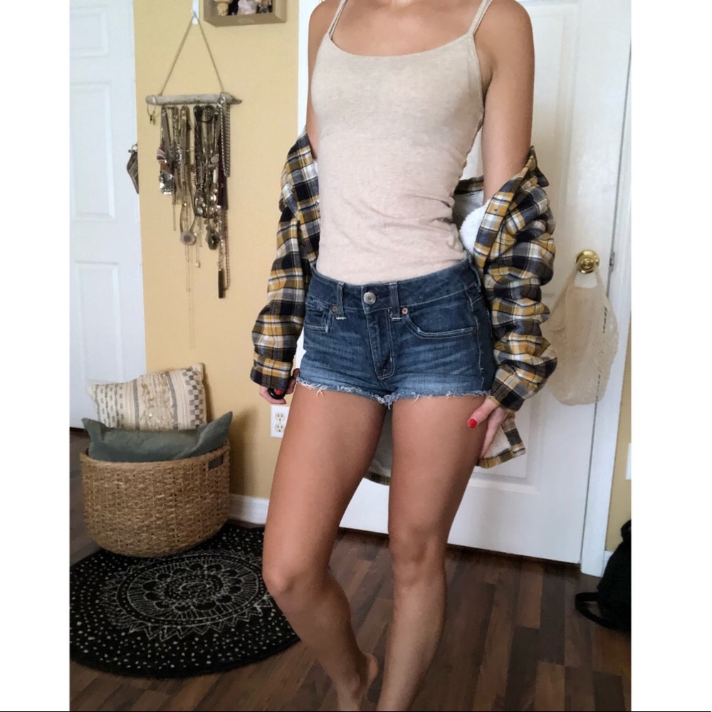American eagle denim shorts